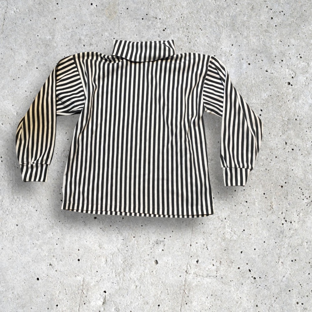 Our girl  stripped long sleeve turtle neck